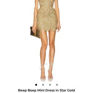 Simon Miller Gold Mini Dress